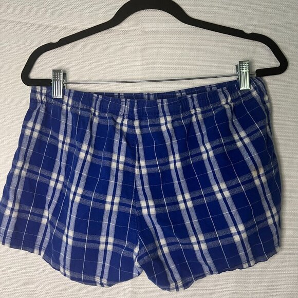 District Sleepwear blue plaid University of Kentucky PJ shorts - 0330 - Picture 4 of 4